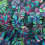 Poly Satin Maza Printed Fabric | Premium Polynesian Print Polyester Fabric
