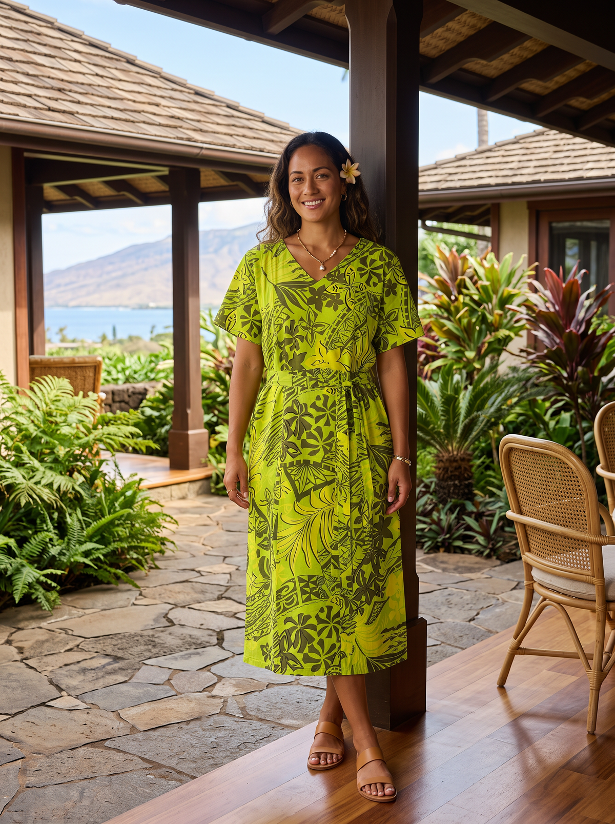 Pua Printed Ladies Dress