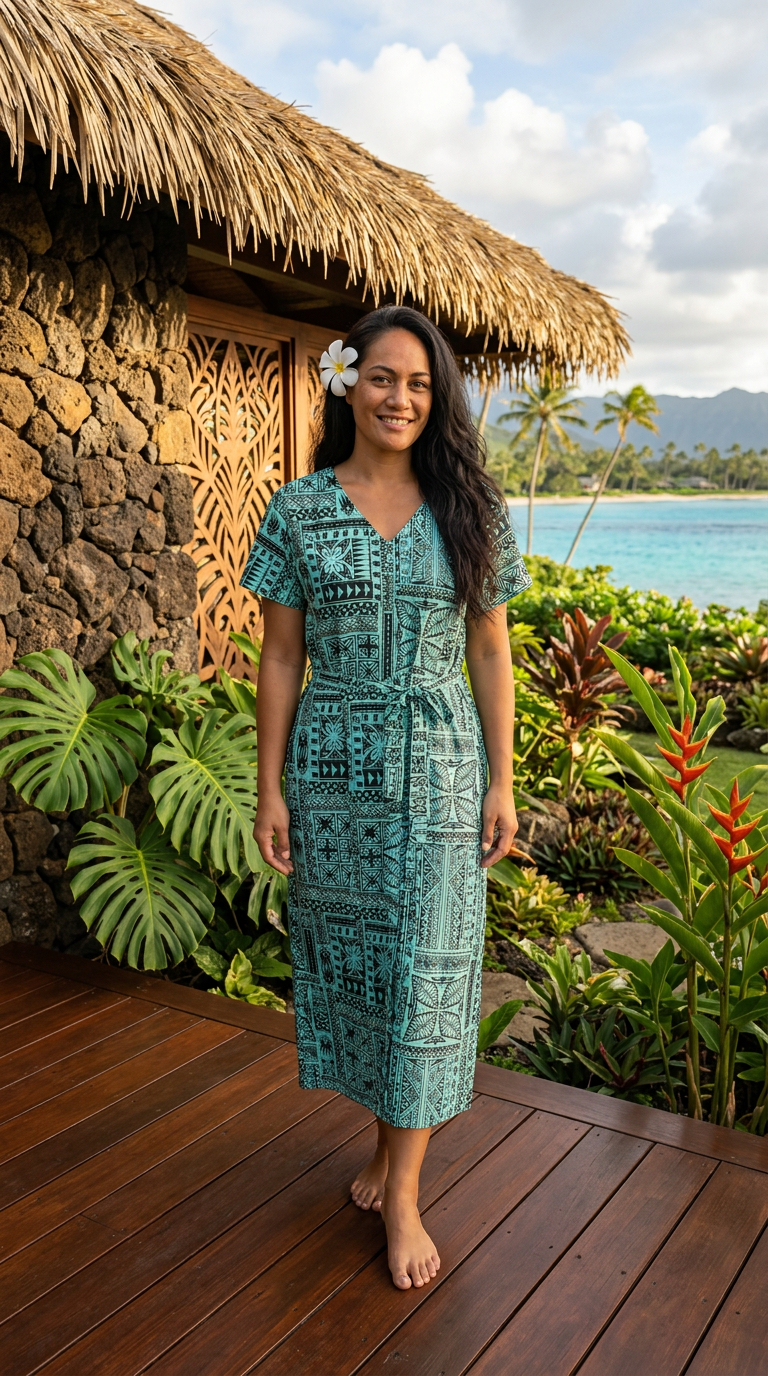 Tapa Ladies Dress
