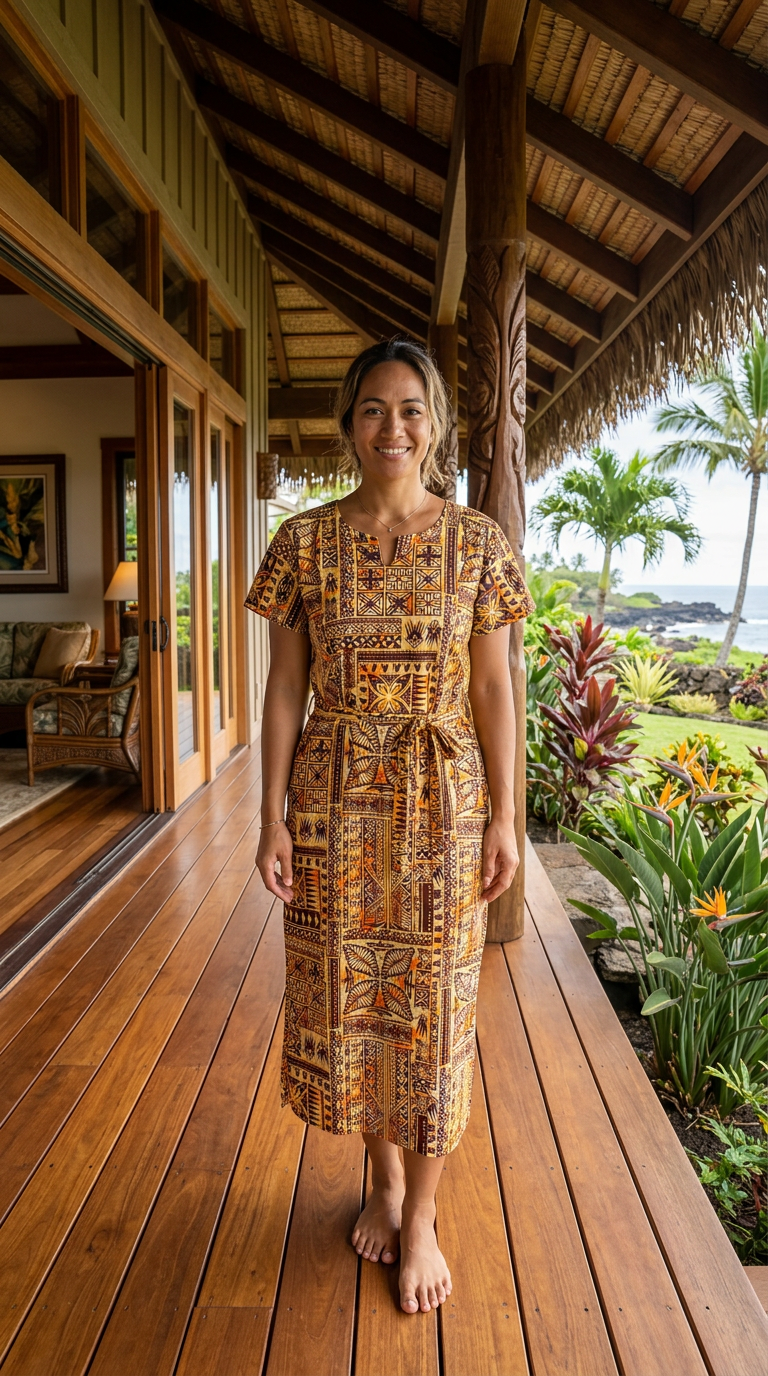 Tapa Ladies Dress