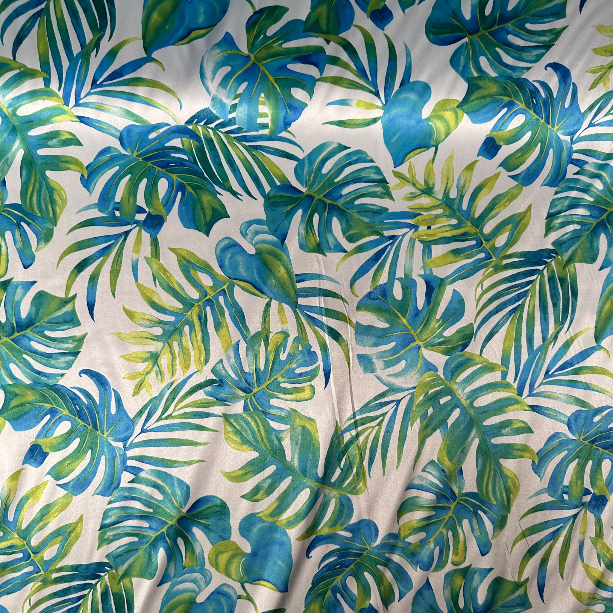 Poly Satin Maza Printed Fabric | Premium Polynesian Print Polyester Fabric