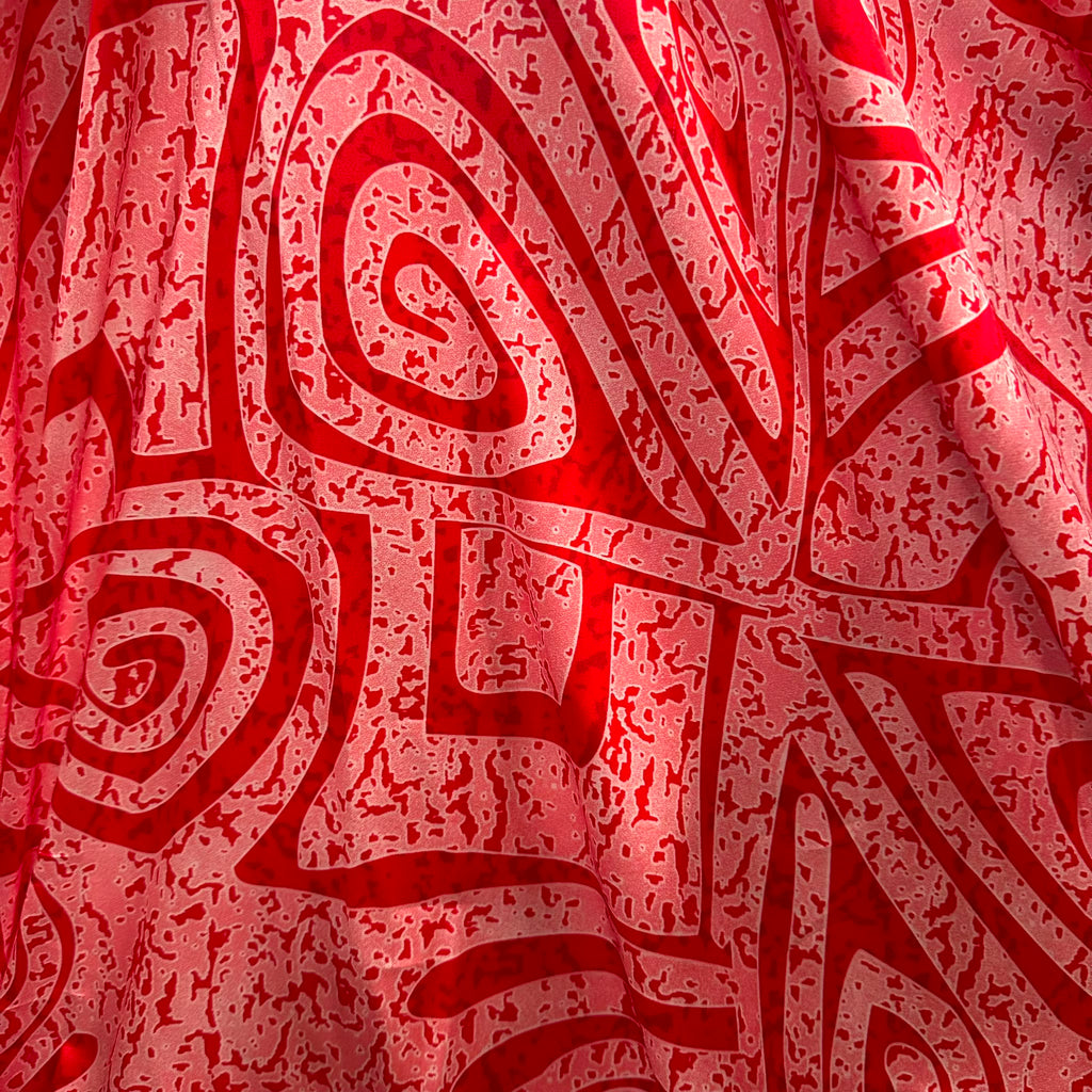 Poly Satin Maza Printed Fabric – Premium Polyester Satin