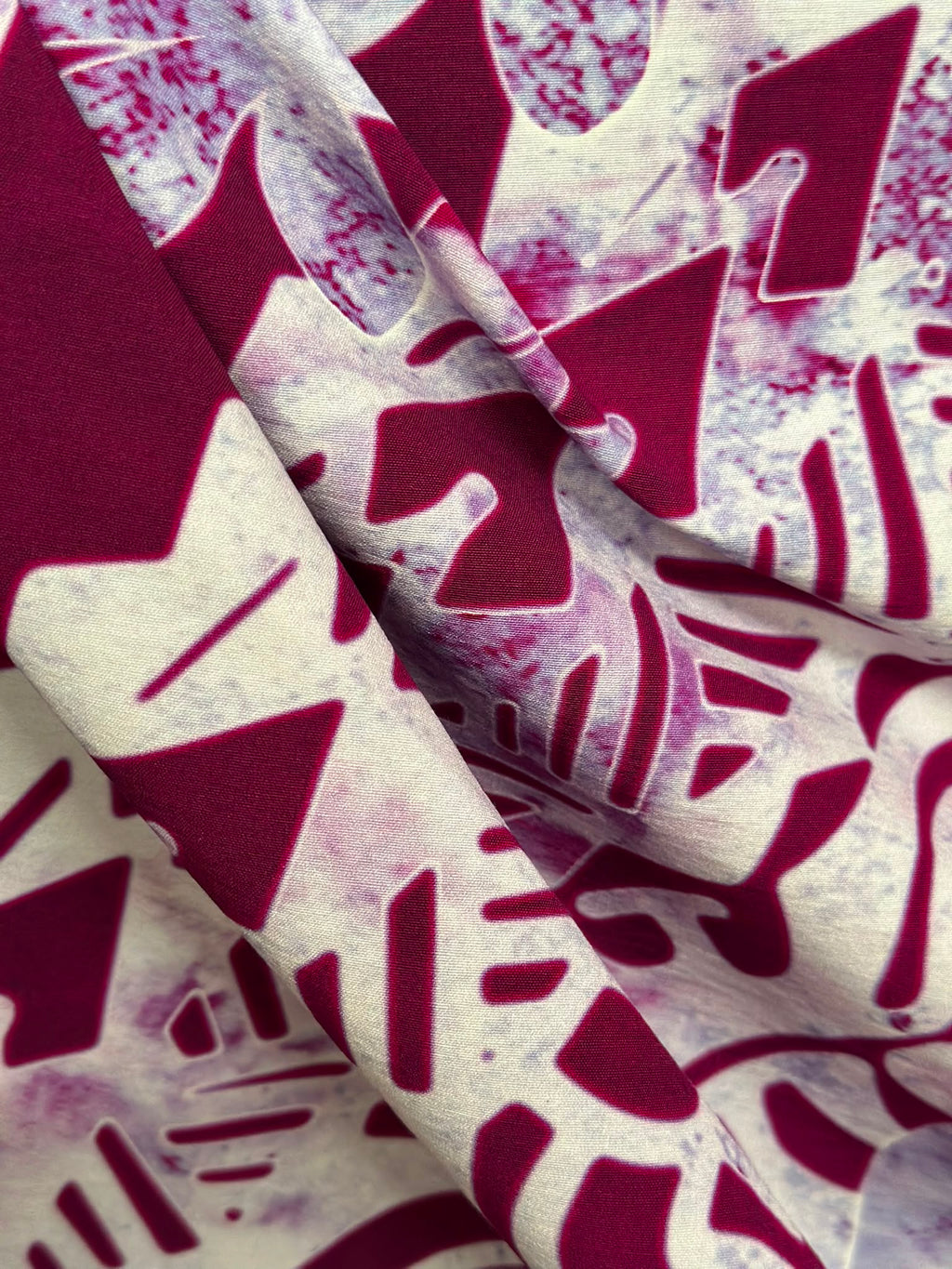 Nylon Stretch Printed Bengaline Fabric 58" (M381D2)