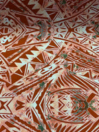Nylon Stretch Printed Bengaline Fabric 58" (M381D1)