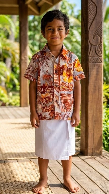 Cotton Printed Kids S/S Shirt (161738)