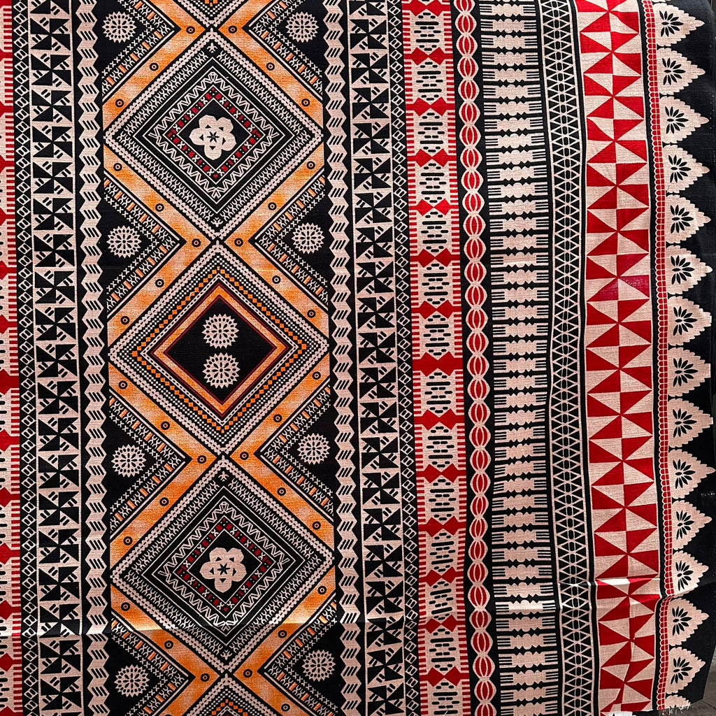 COTTON PRINTED DOBBY TAPA