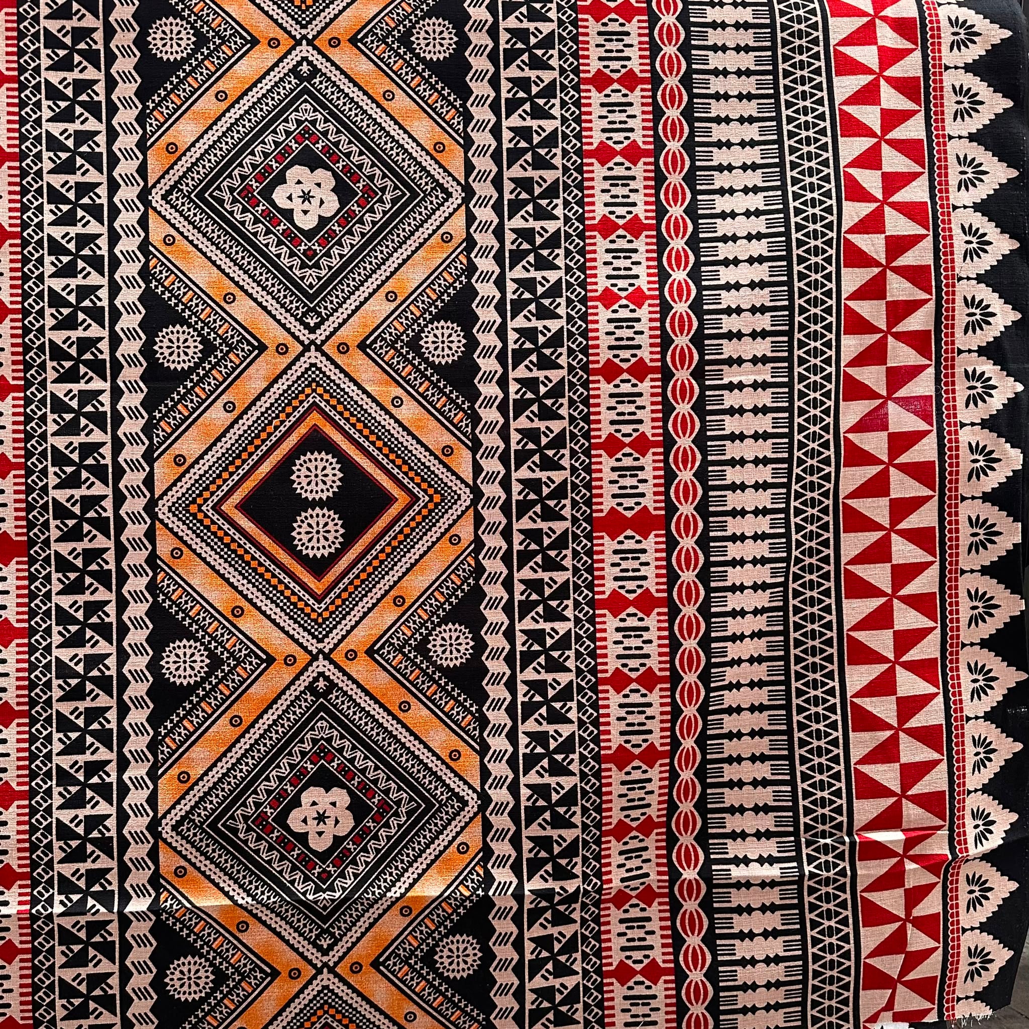COTTON PRINTED DOBBY TAPA