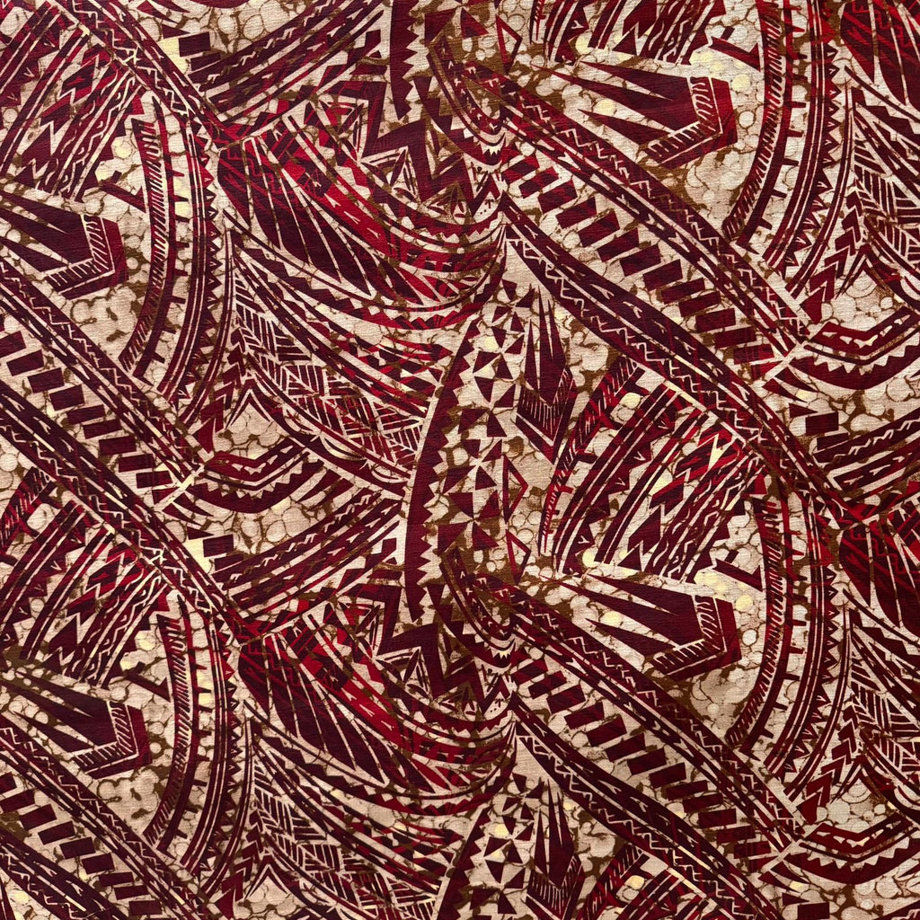 Cotton Printed Dobby Tapa CDF161698