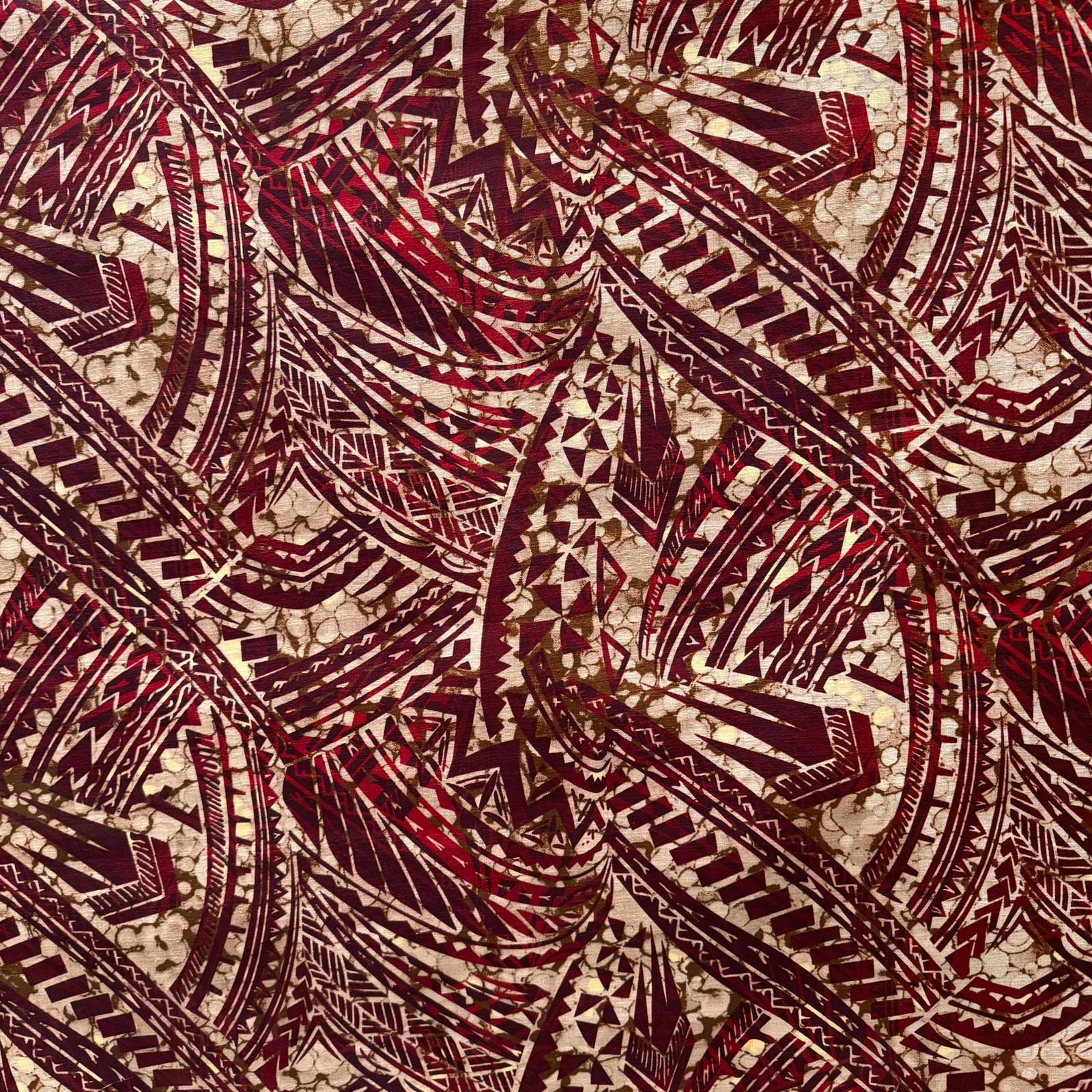 Cotton Printed Dobby Tapa CDF161698