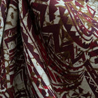 Cotton Printed Dobby Tapa CDF161698