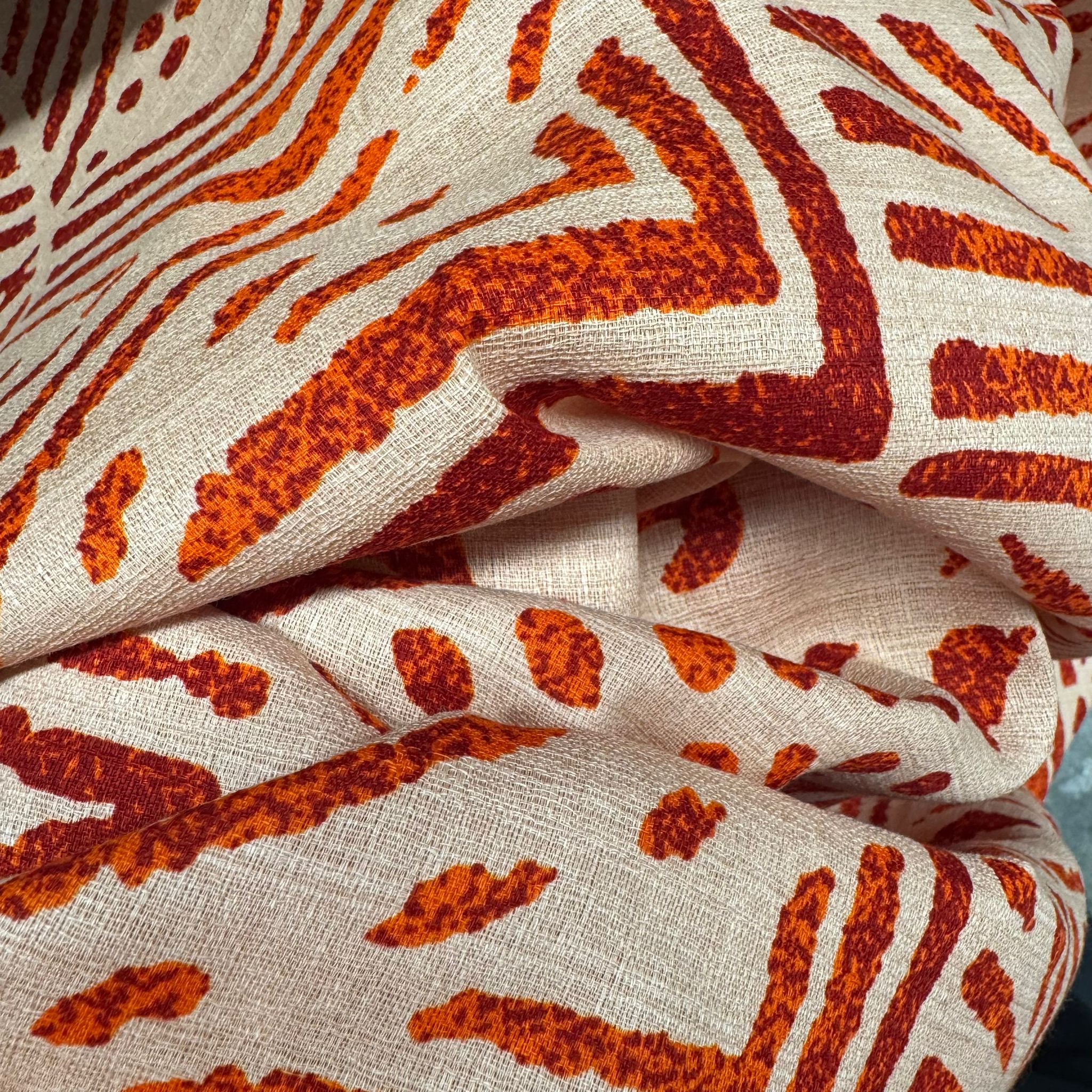 Cotton Printed Dobby Tapa CDF159845