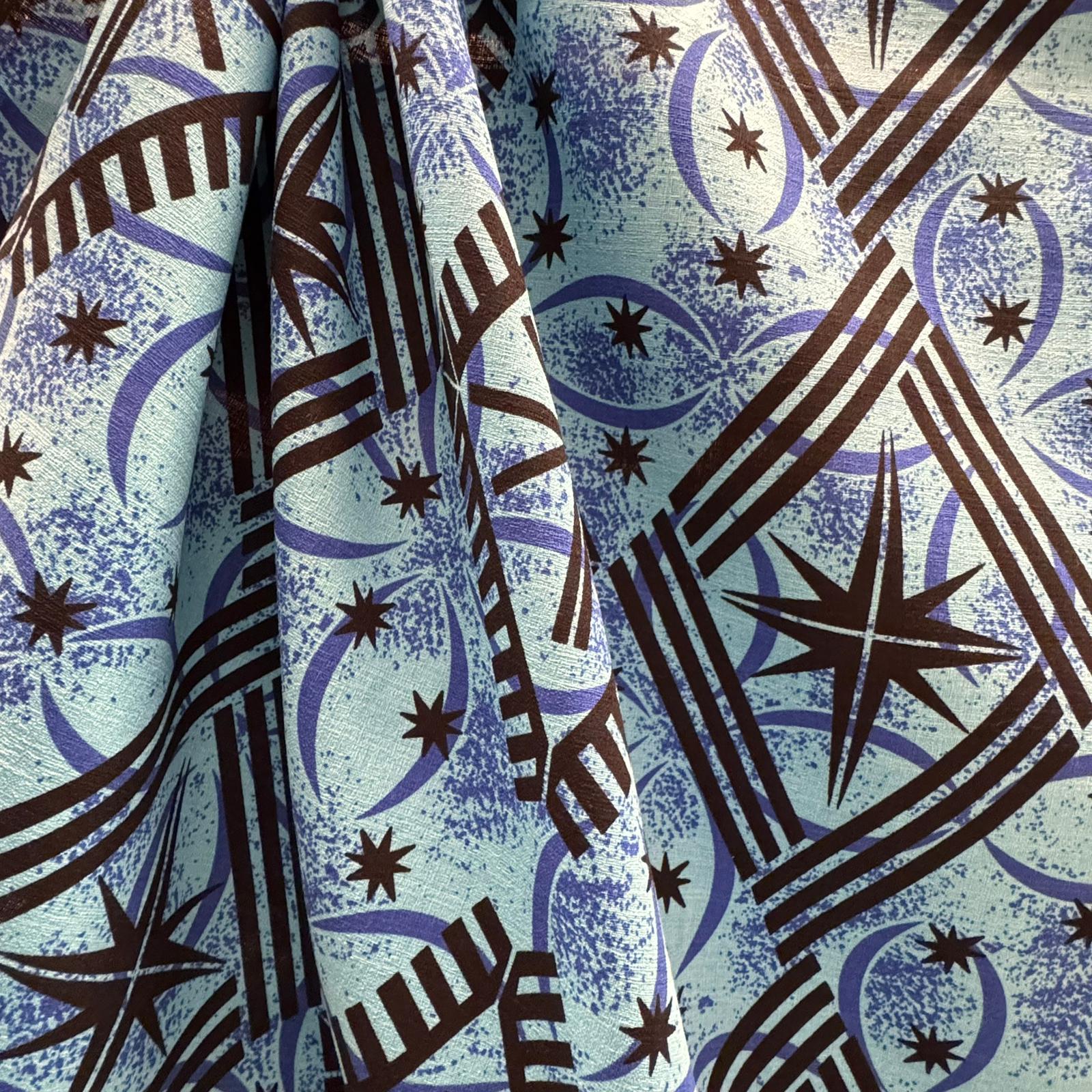 Cotton Printed Dobby Tapa CDF161699