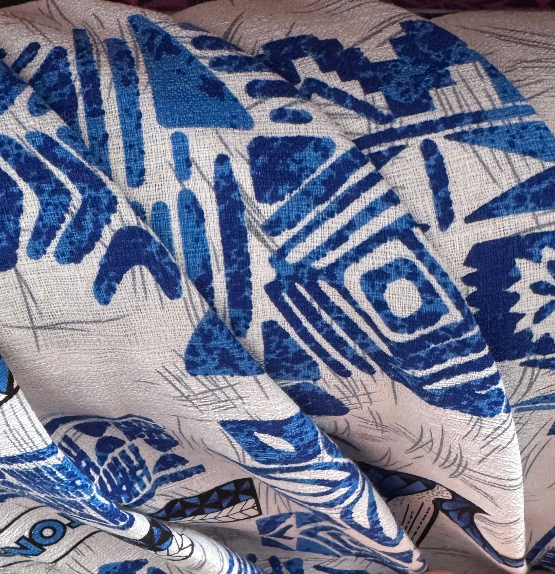 Cotton Printed Dobby Tapa Tonga (CDF161226)