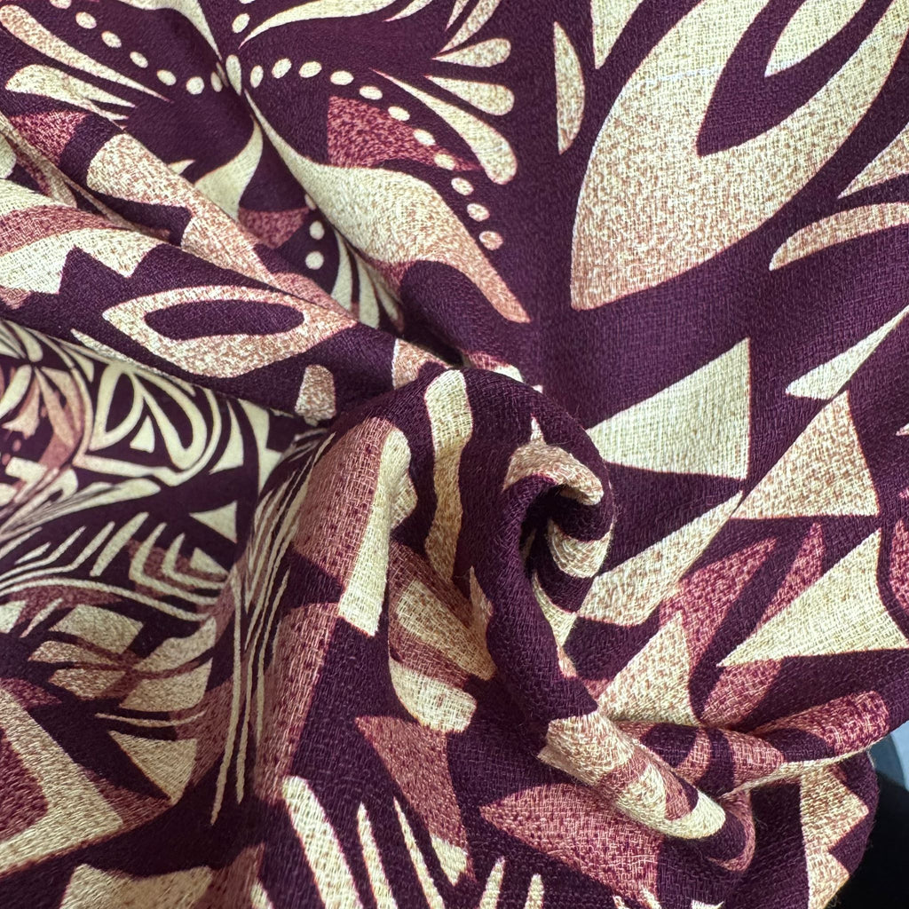 Cotton Printed Dobby Tapa (CDF162203)