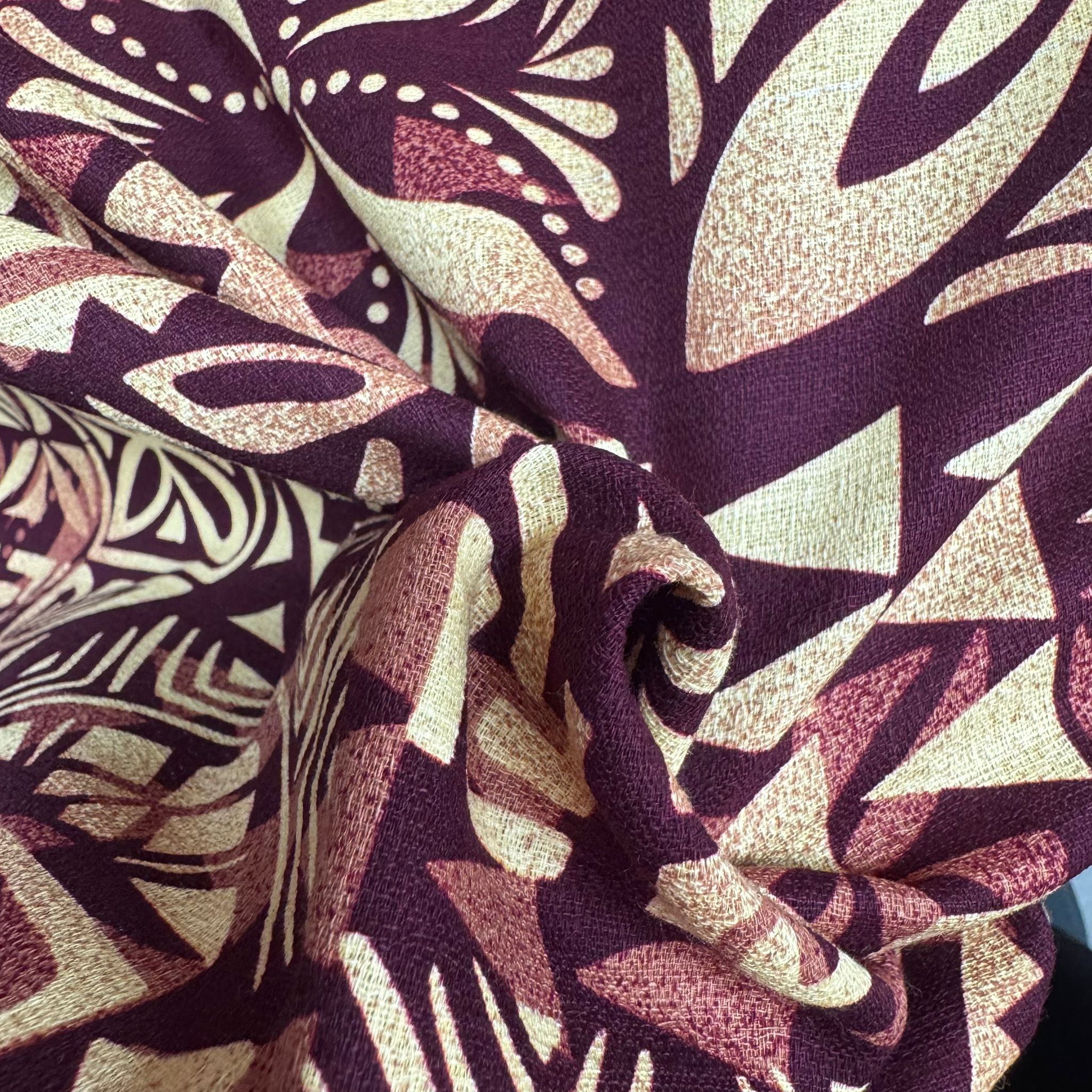 Cotton Printed Dobby Tapa (CDF162203)