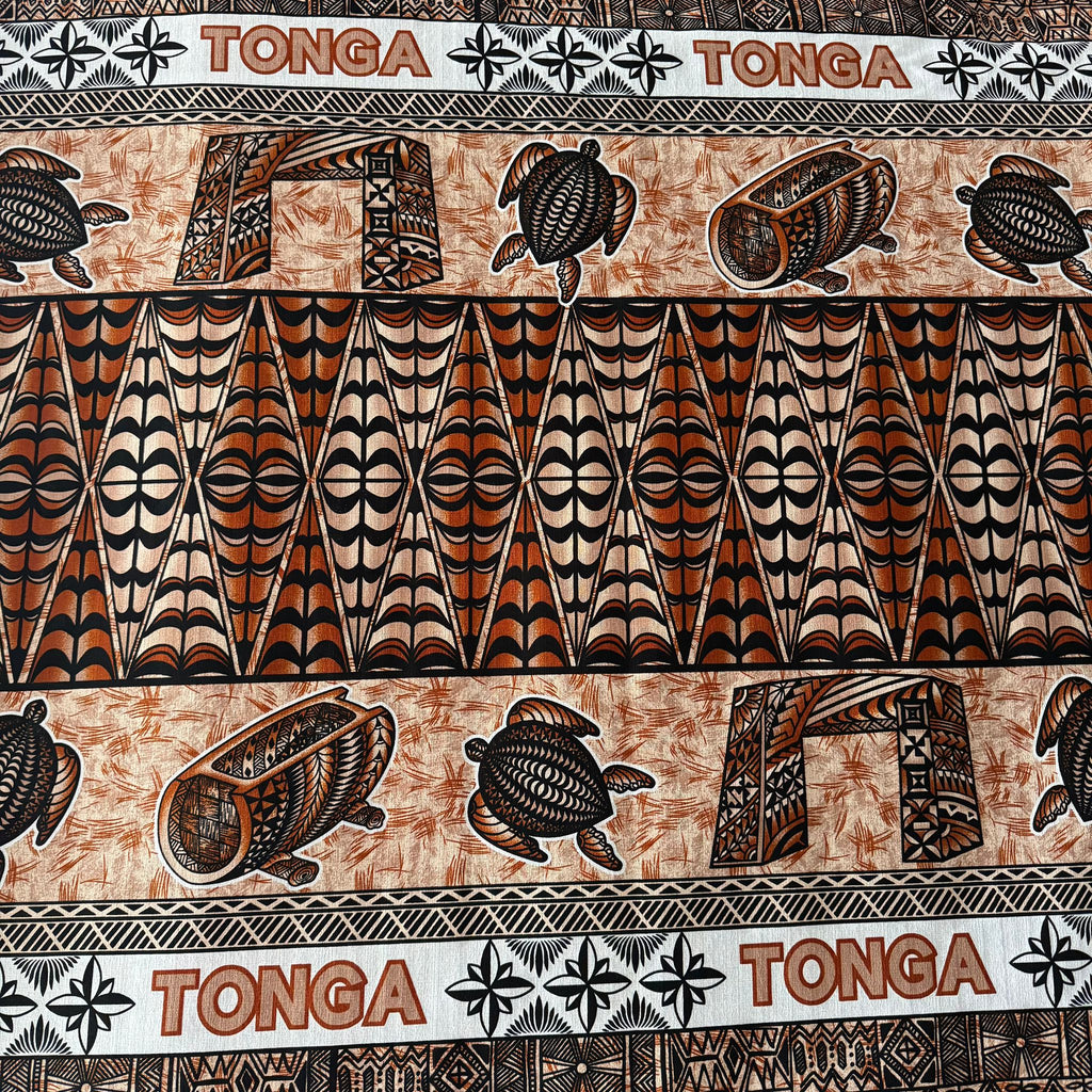 Cotton Printed Dobby Tapa Tonga (CDF161225)