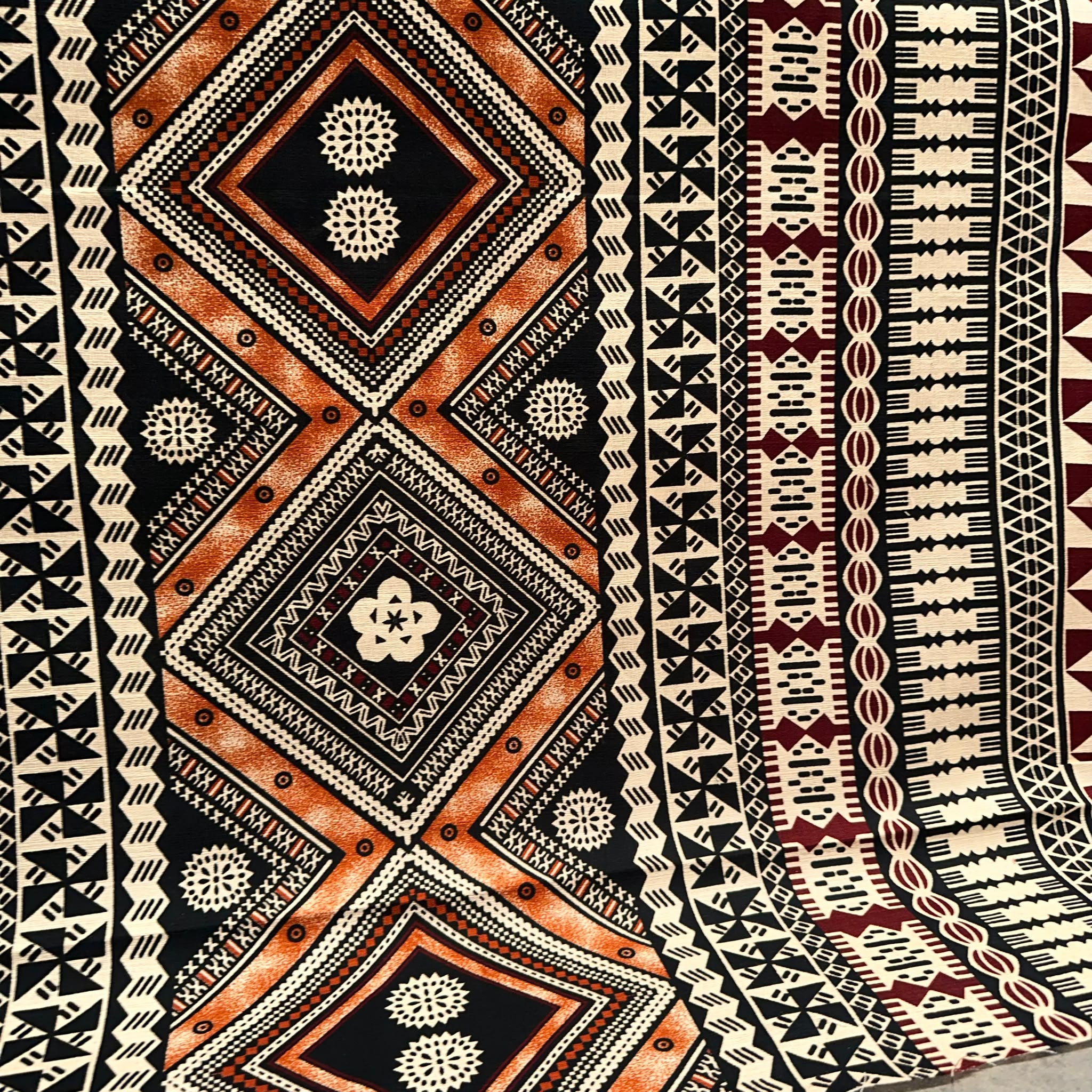 COTTON PRINTED DOBBY TAPA