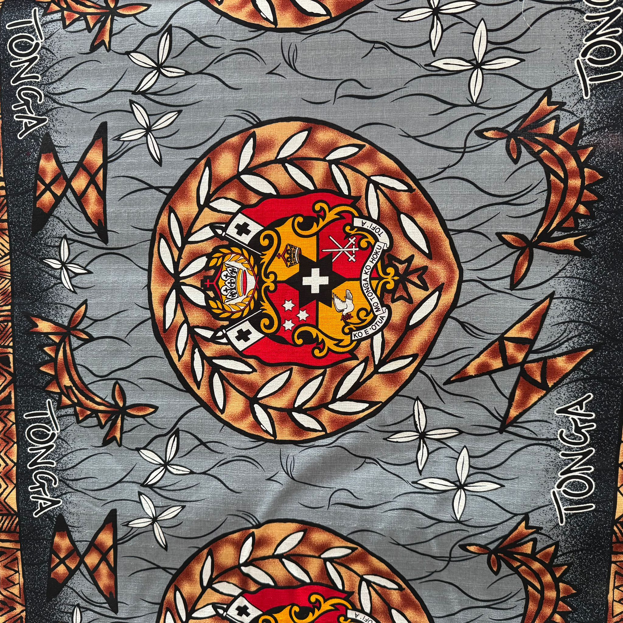 Cotton Printed Dobby Tapa Tonga (CDF161227)