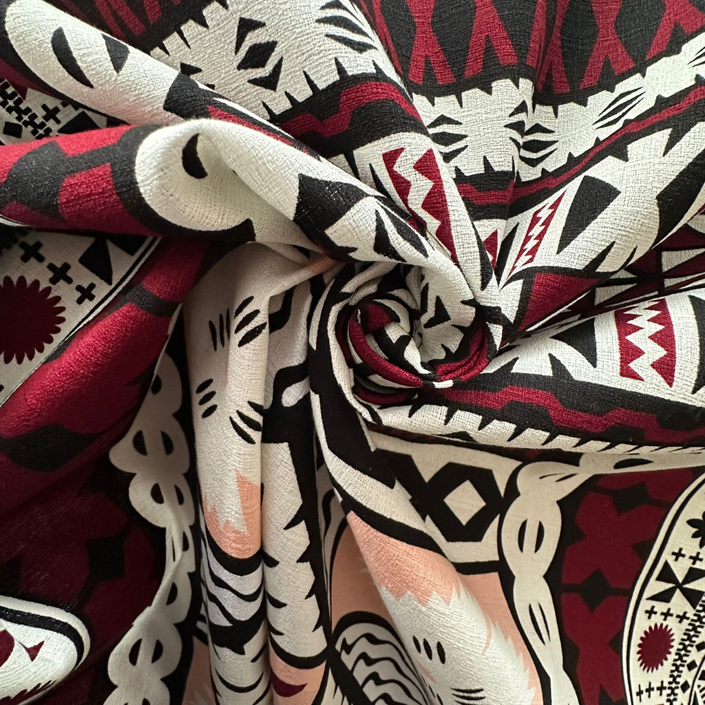 Cotton Printed Dobby Tapa ( CDF161695)
