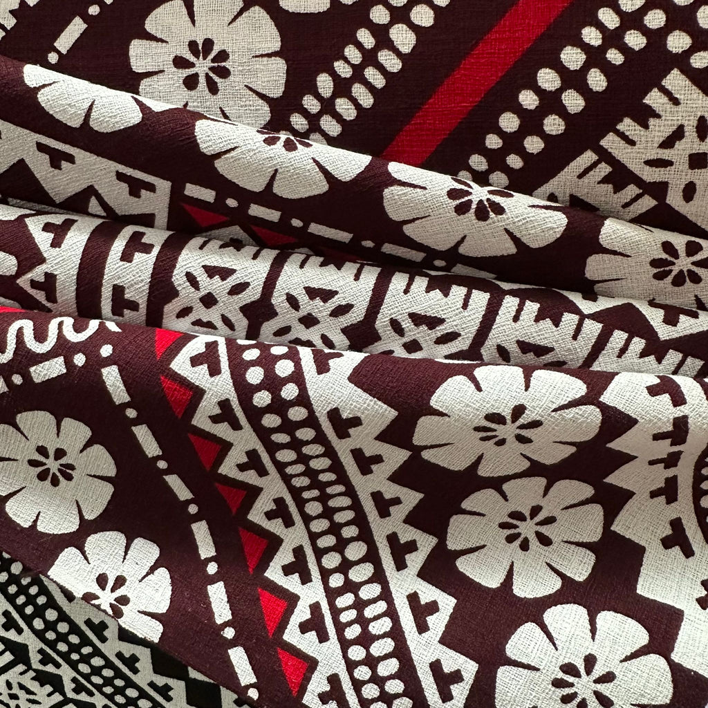 Cotton Printed Dobby Tapa CDF161693