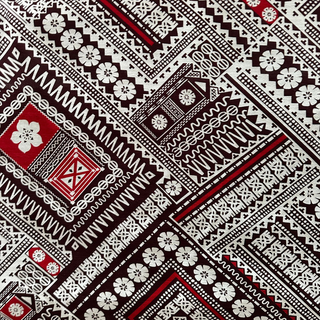 Cotton Printed Dobby Tapa CDF161693