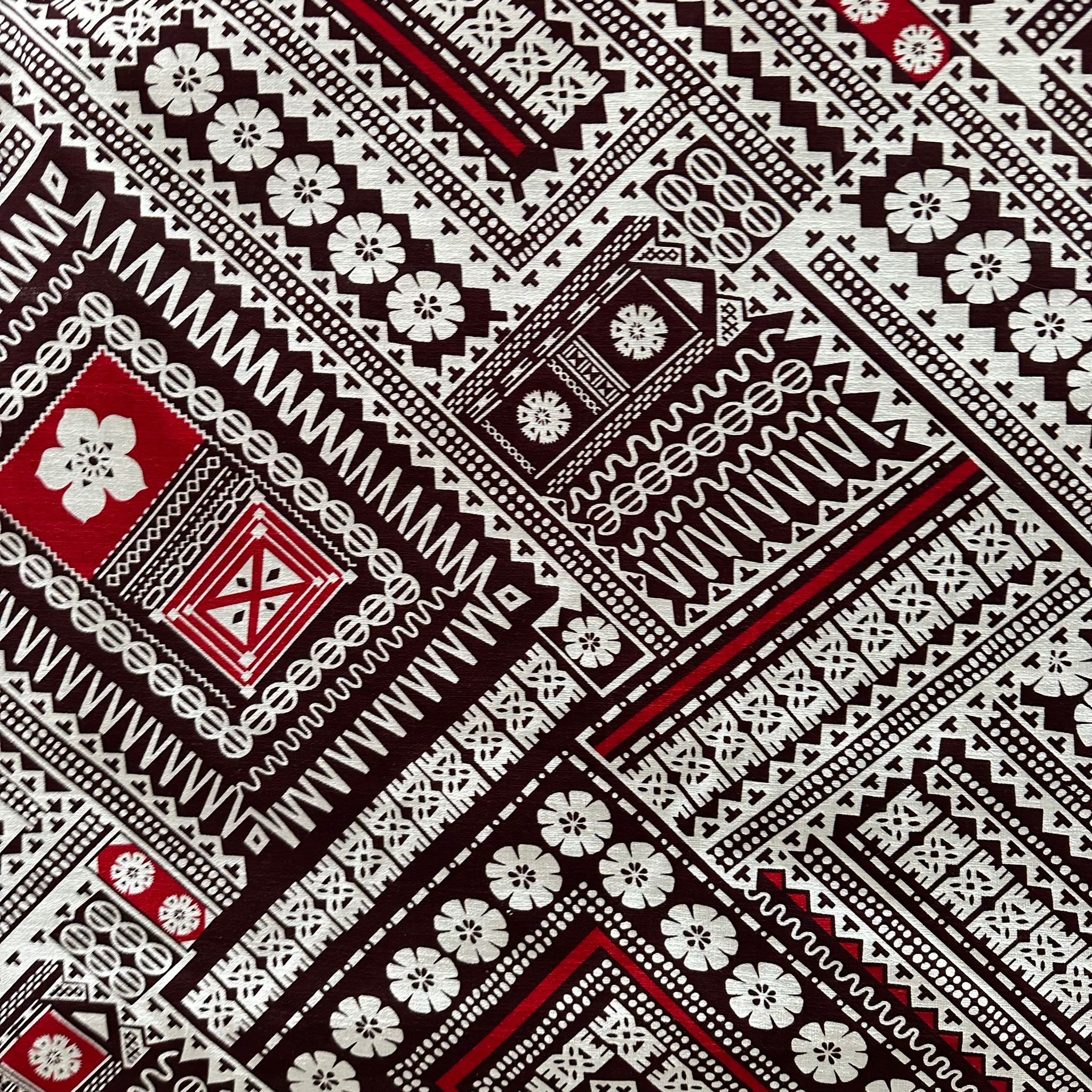Cotton Printed Dobby Tapa CDF161693