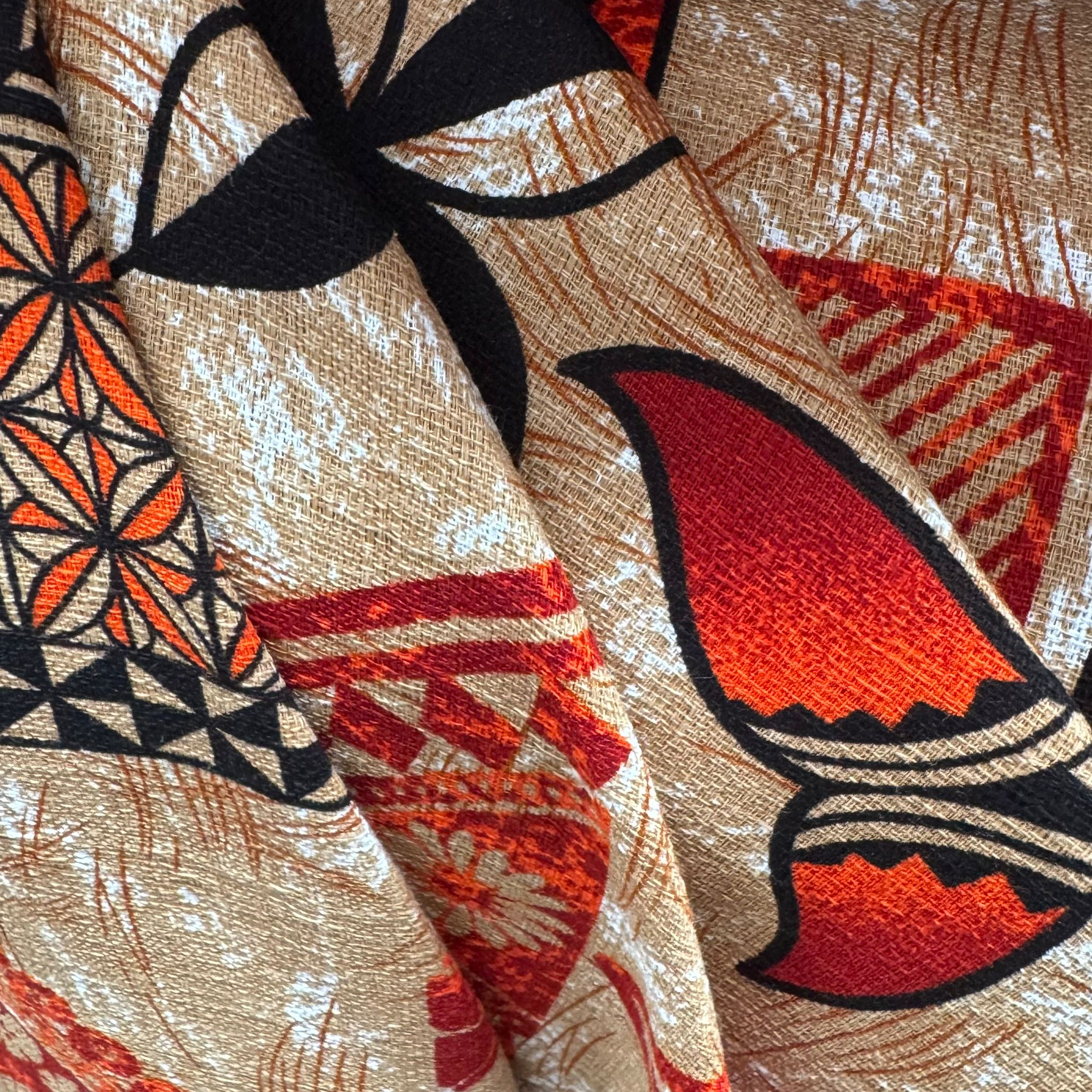 Cotton Printed Dobby Tapa Tonga (CDF161226)