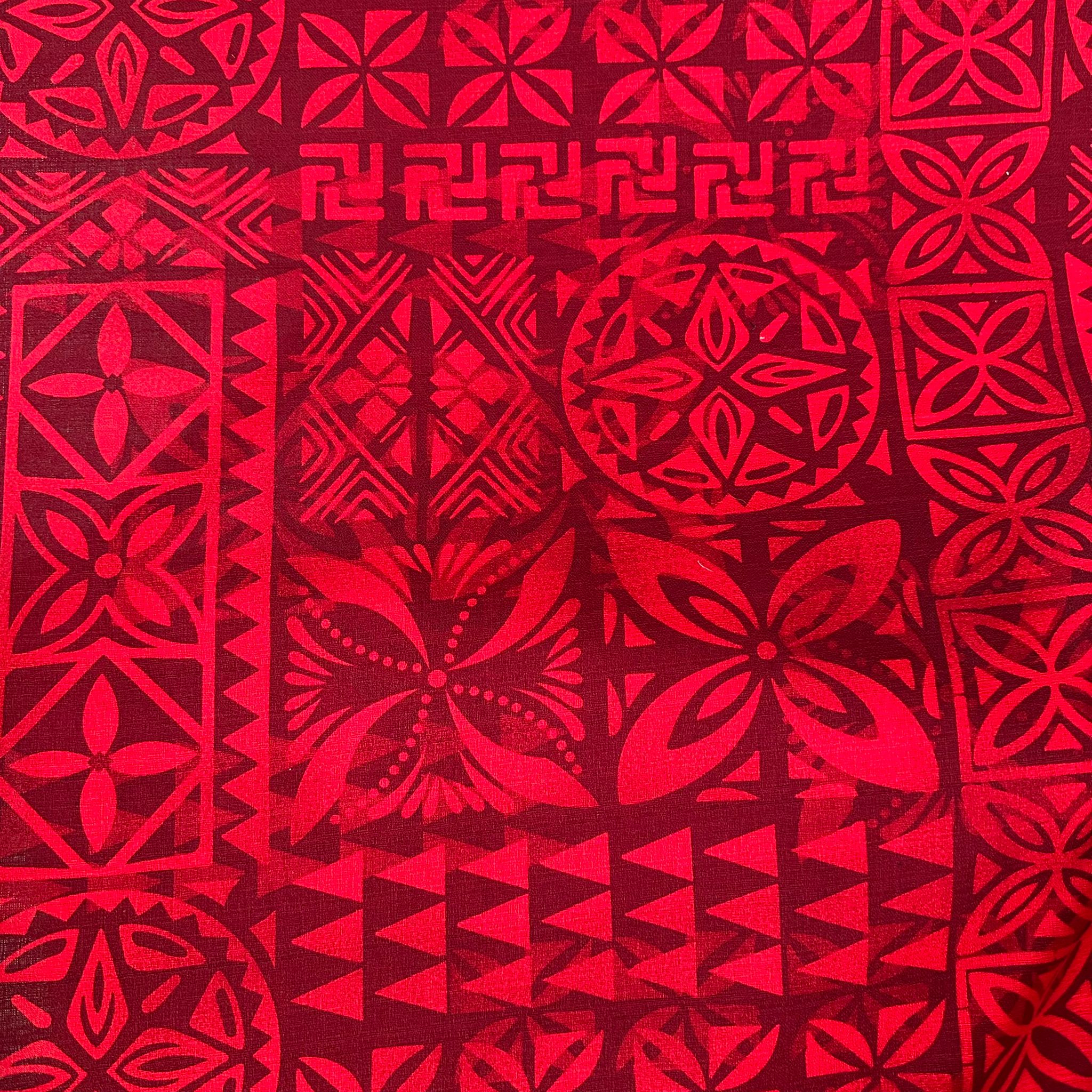 Cotton Printed Dobby Tapa (CDF162203)