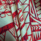 Cotton Printed Dobby Tapa CDF162204