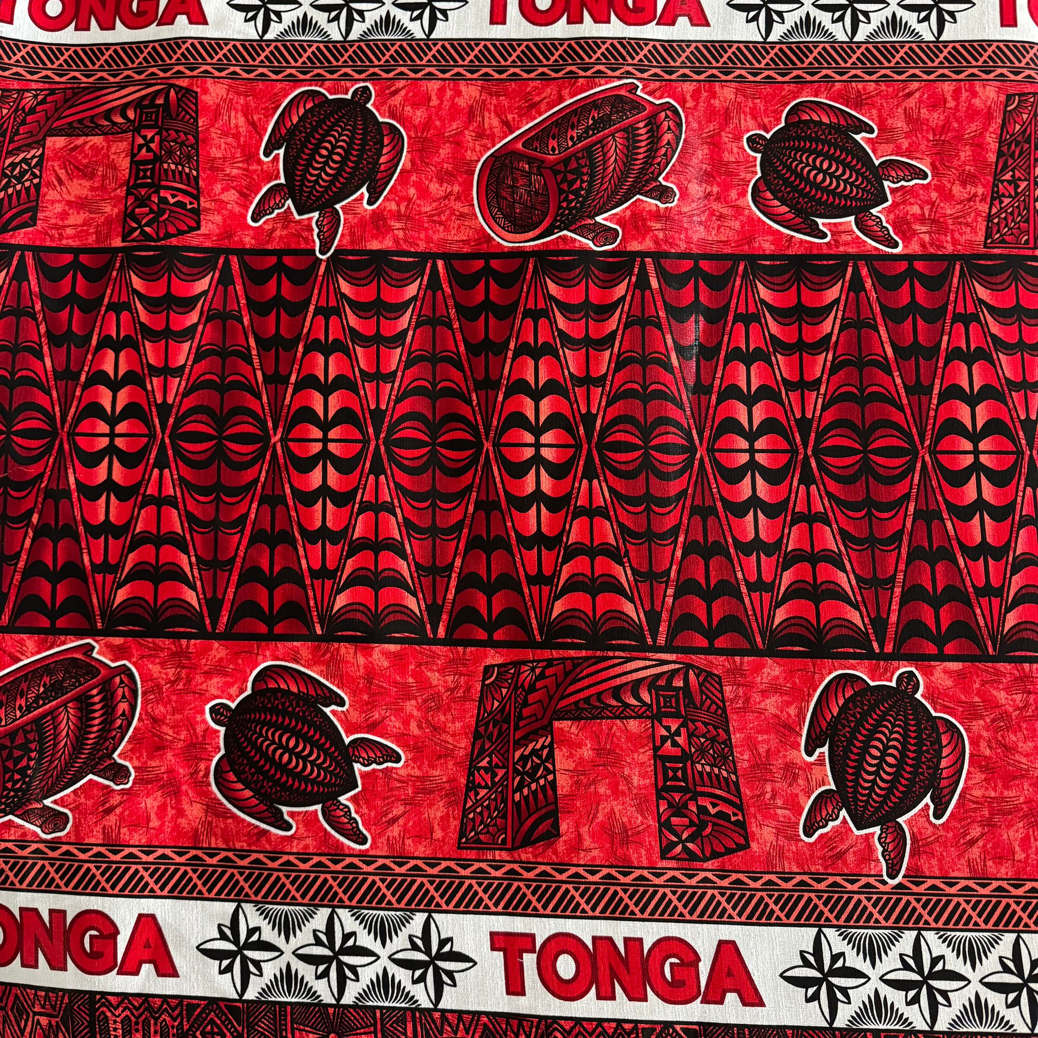 Cotton Printed Dobby Tapa Tonga (CDF161225)
