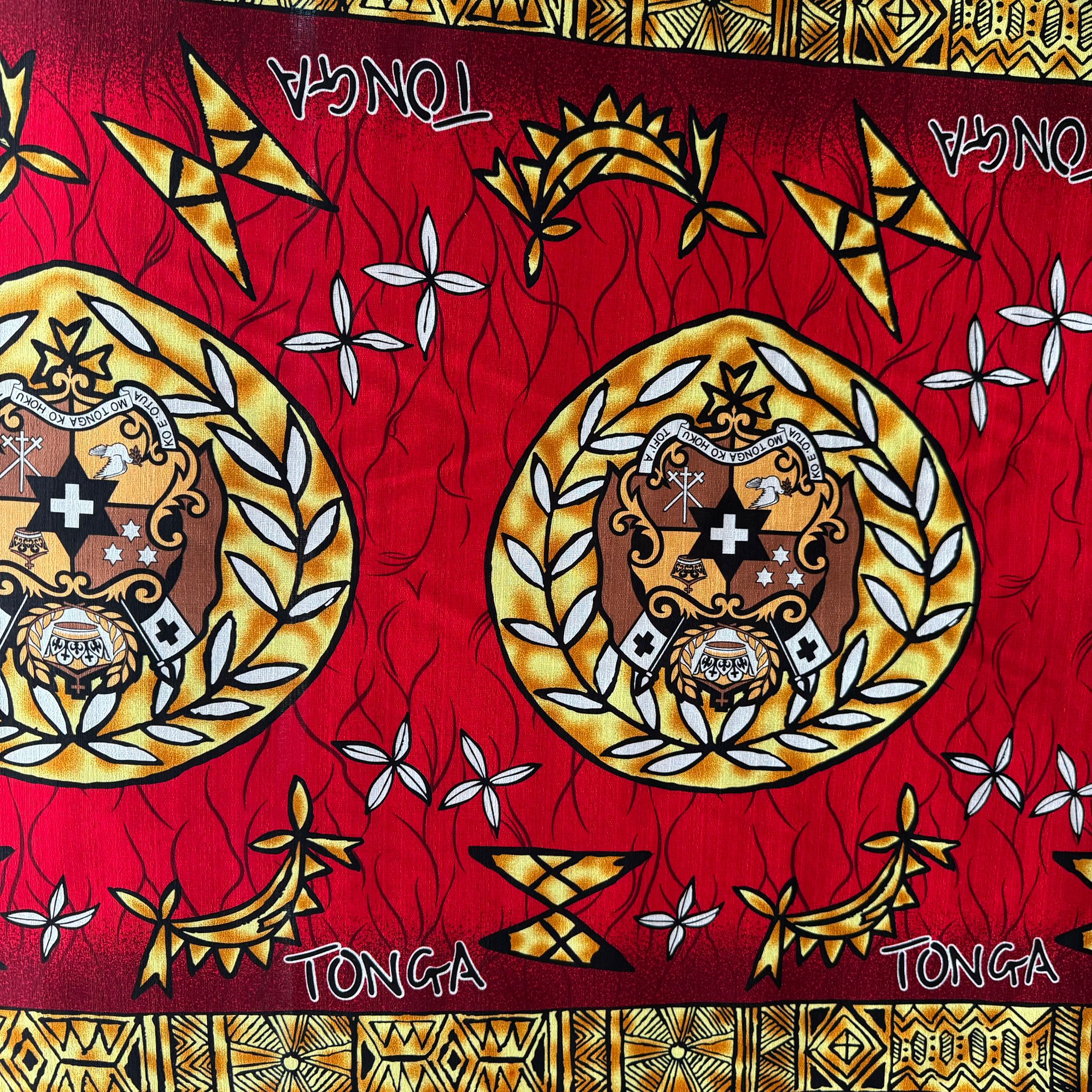 Cotton Printed Dobby Tapa Tonga (CDF161227)