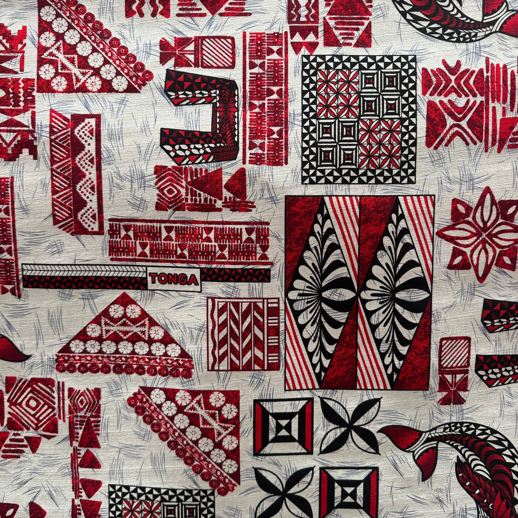 Cotton Printed Dobby Tapa Tonga (CDF161226)