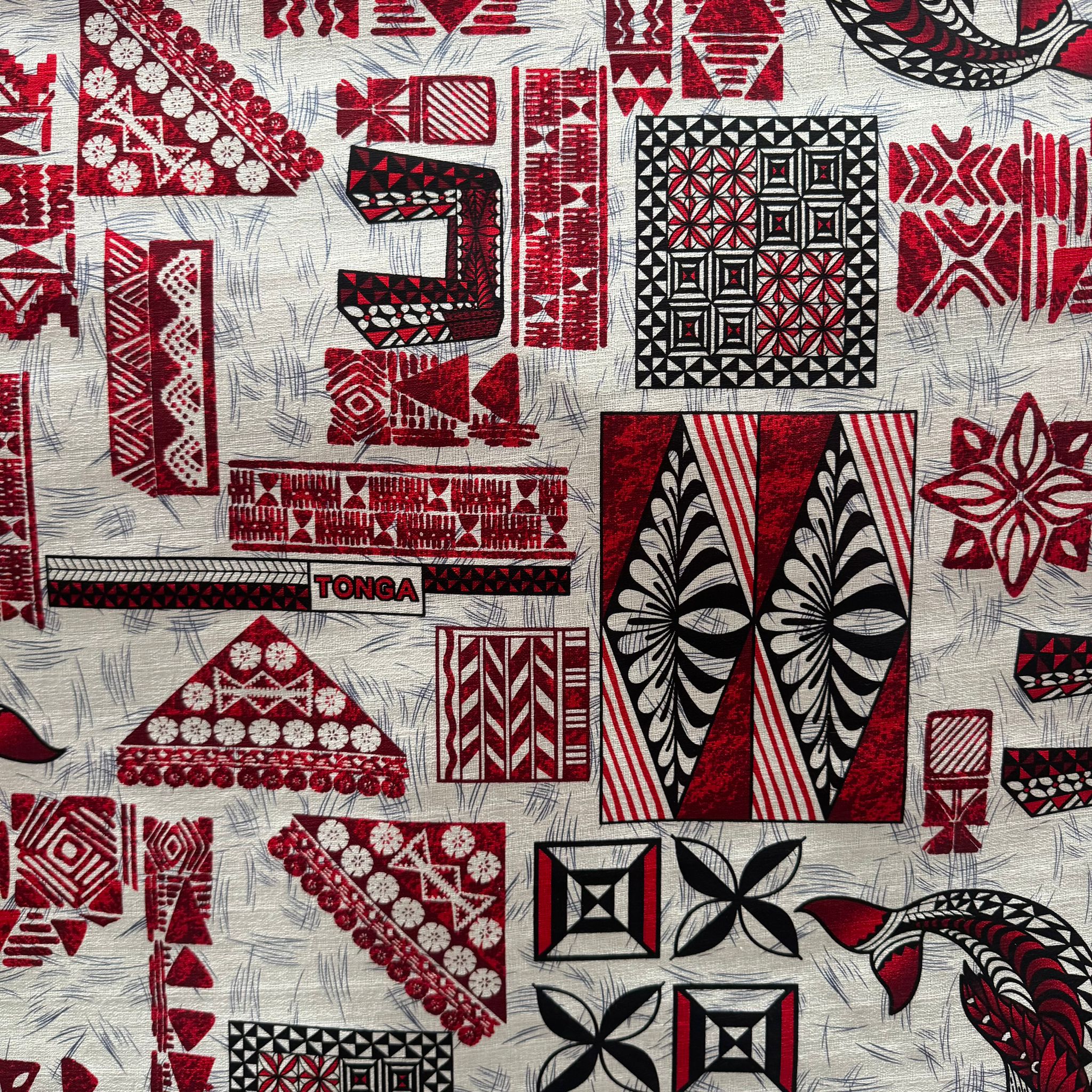Cotton Printed Dobby Tapa Tonga (CDF161226)