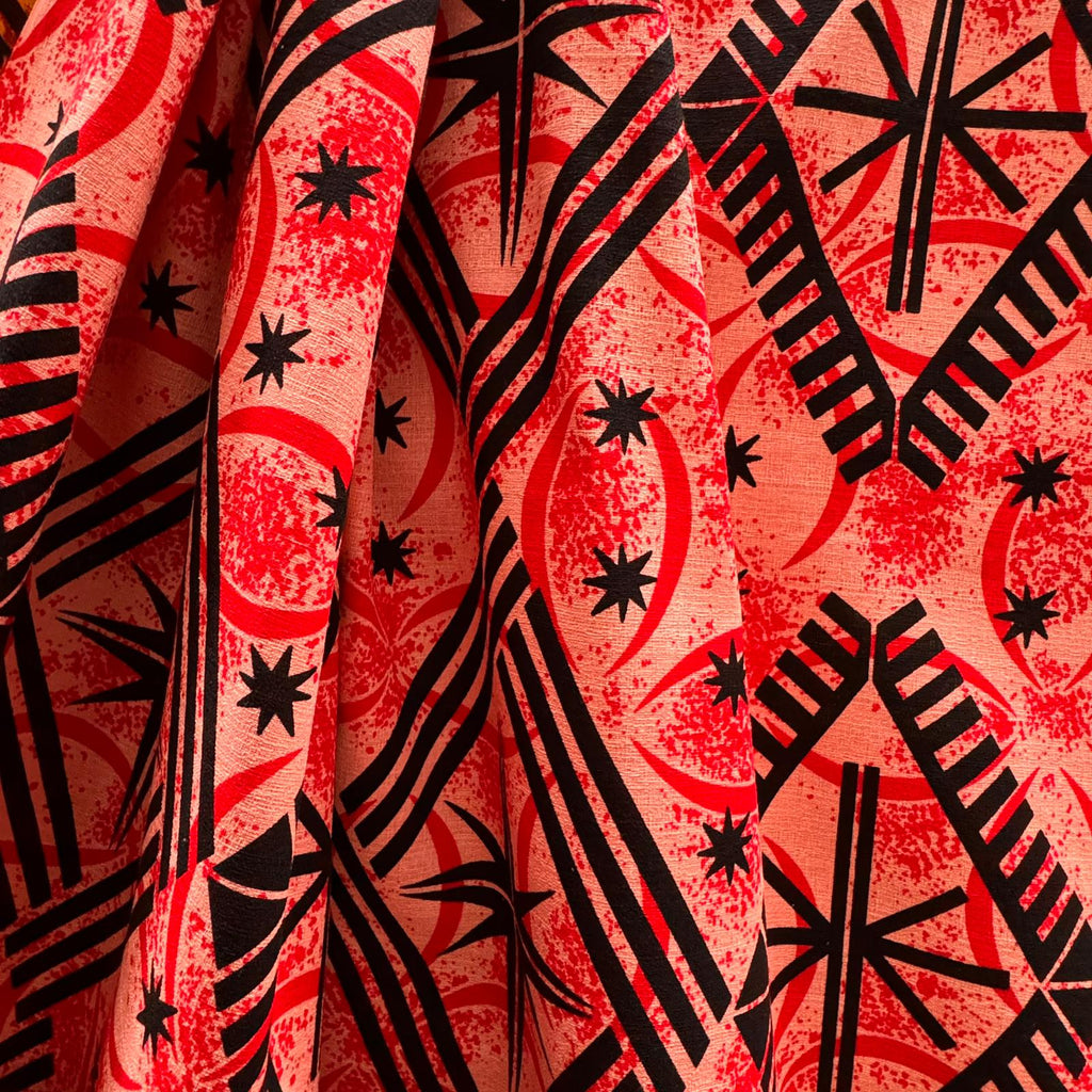 Cotton Printed Dobby Tapa CDF161699
