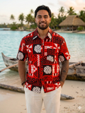 Men's  Dobby Cotton Shirt (161696)