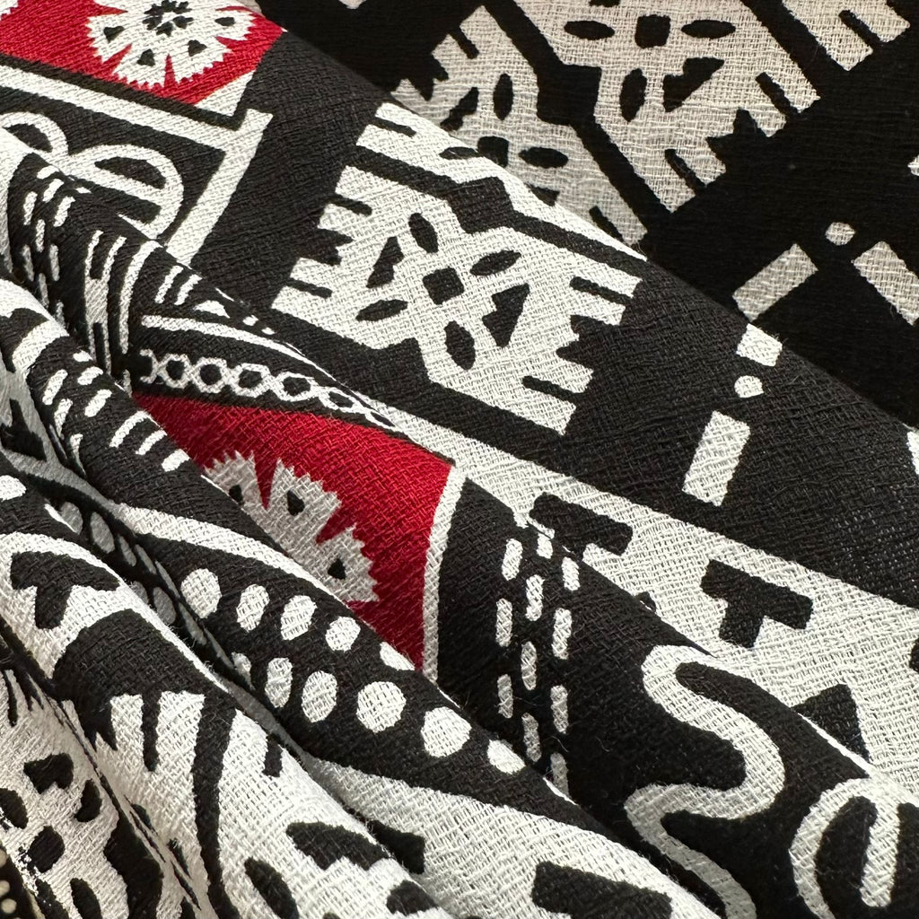 Cotton Printed Dobby Tapa CDF161693