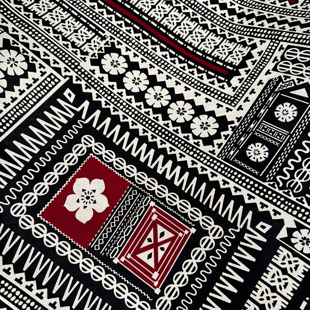 Cotton Printed Dobby Tapa CDF161693