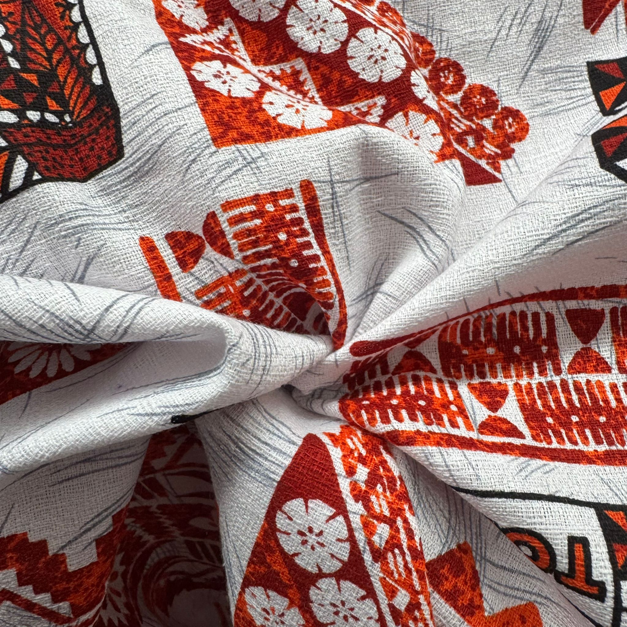 Cotton Printed Dobby Tapa Tonga (CDF161226)