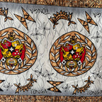 Cotton Printed Dobby Tapa Tonga (CDF161227)