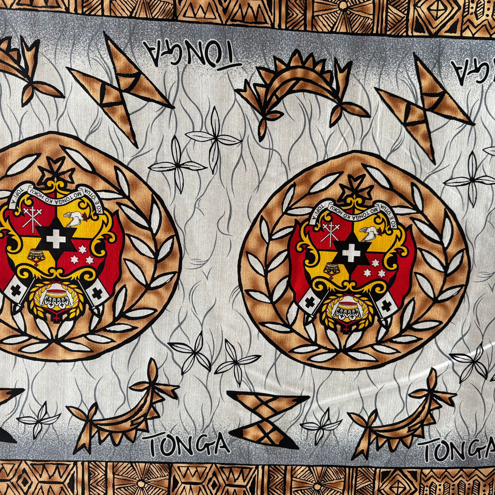 Cotton Printed Dobby Tapa Tonga (CDF161227)