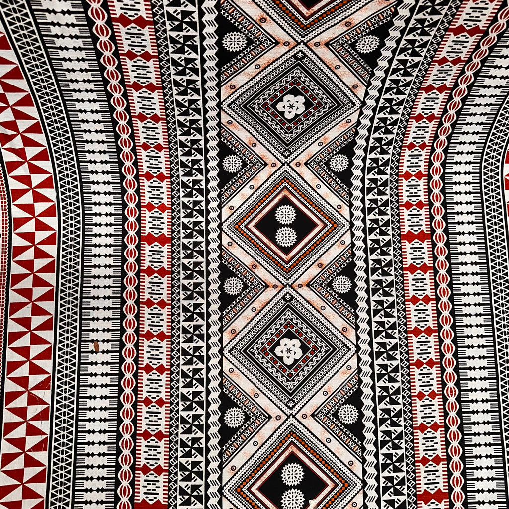 COTTON PRINTED DOBBY TAPA