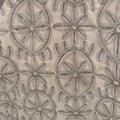 Poly White Satin with Tape Embroidery & Spangle [EMBM66D-WHT]