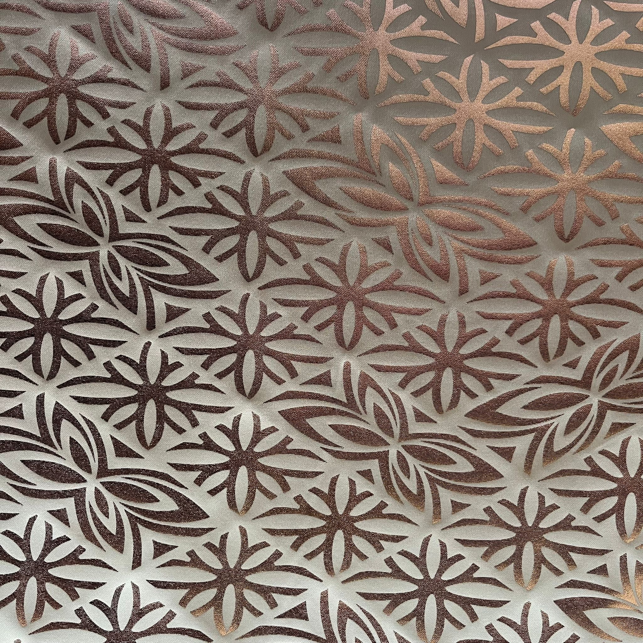 POLY PRINTED FOLIAGE FABRIC- MECHANICAL STRETCH  (KFMD3394D2)
