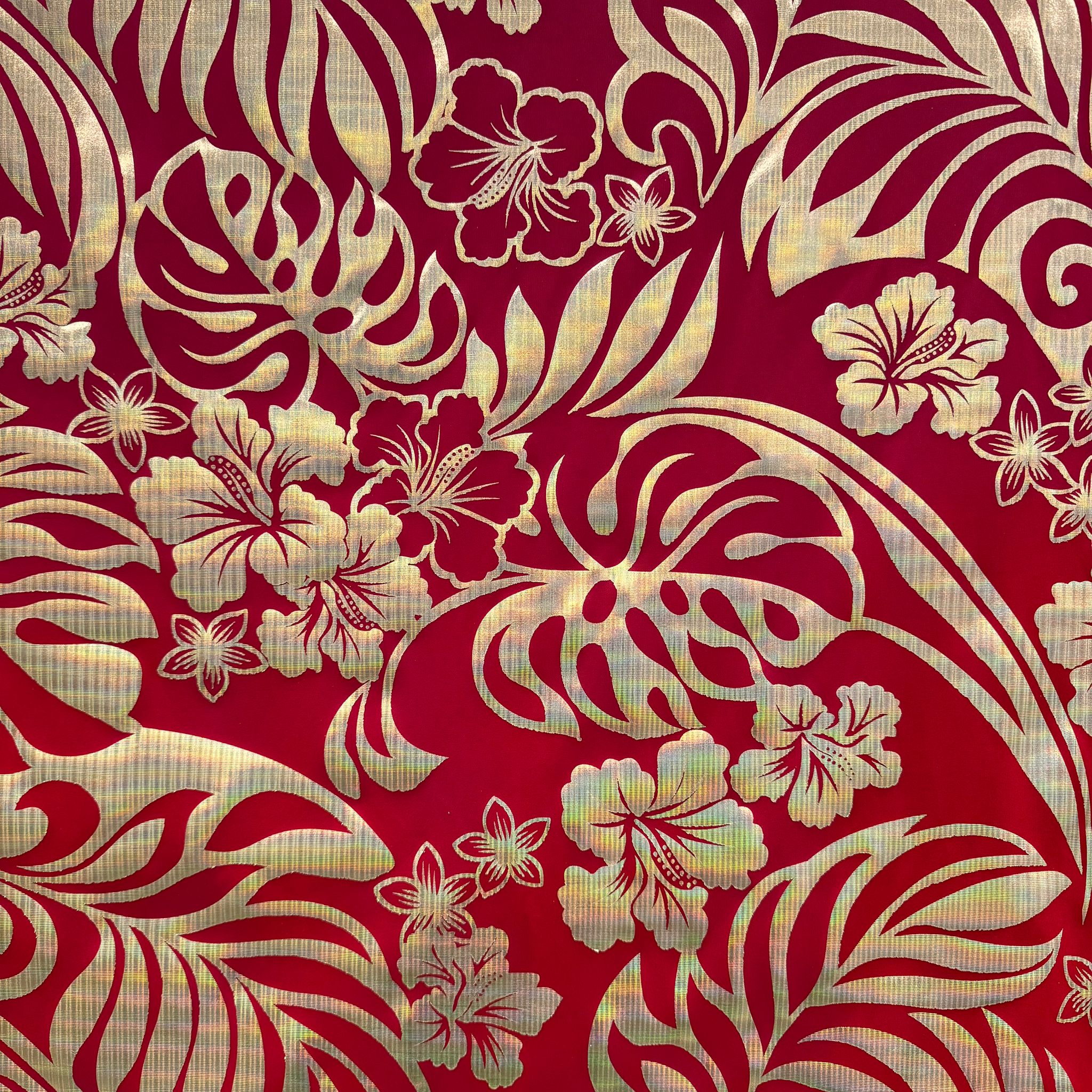 POLY PRINTED FOLIAGE FABRIC – MECHANICAL STRETCH (KMFM287D1)