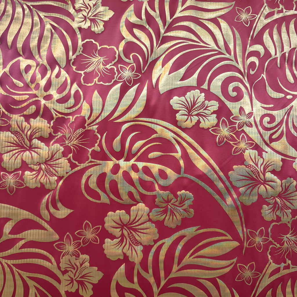 POLY PRINTED FOLIAGE FABRIC – MECHANICAL STRETCH (KMFM287D1)