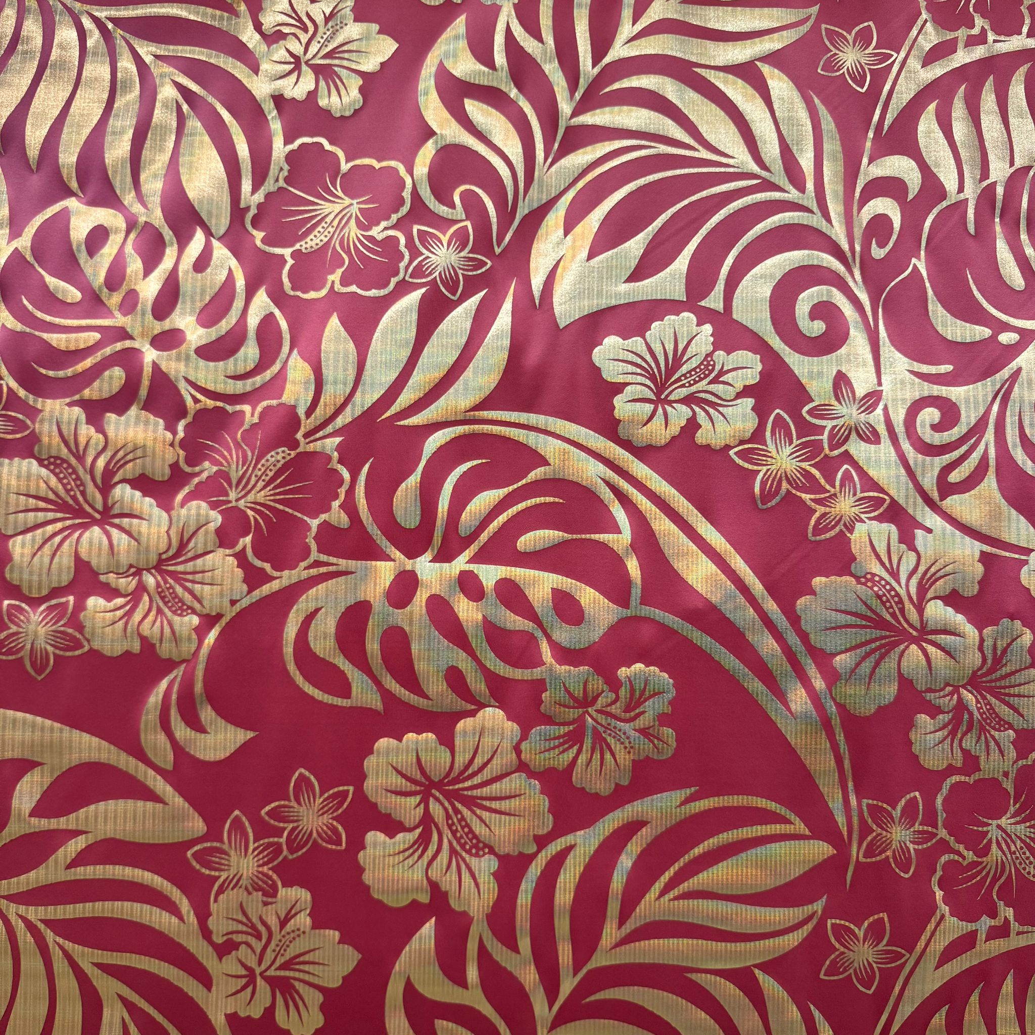 POLY PRINTED FOLIAGE FABRIC – MECHANICAL STRETCH (KMFM287D1)