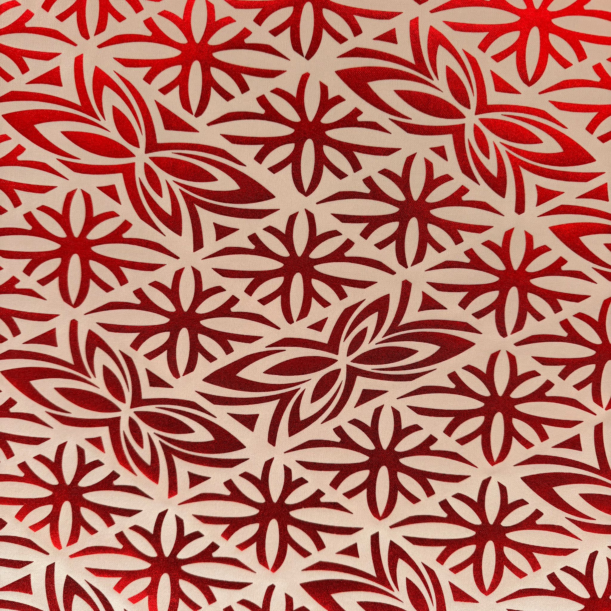 POLY PRINTED FOLIAGE FABRIC- MECHANICAL STRETCH  (KFMD3394D2)