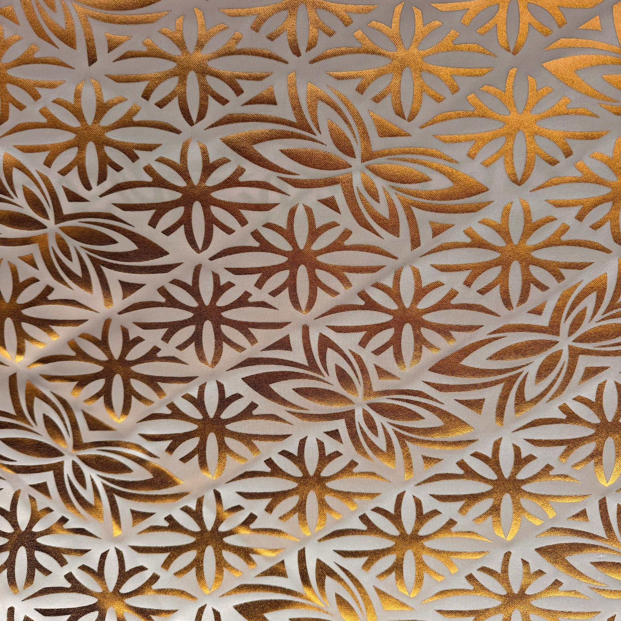 POLY PRINTED FOLIAGE FABRIC- MECHANICAL STRETCH  (KFMD3394D2)