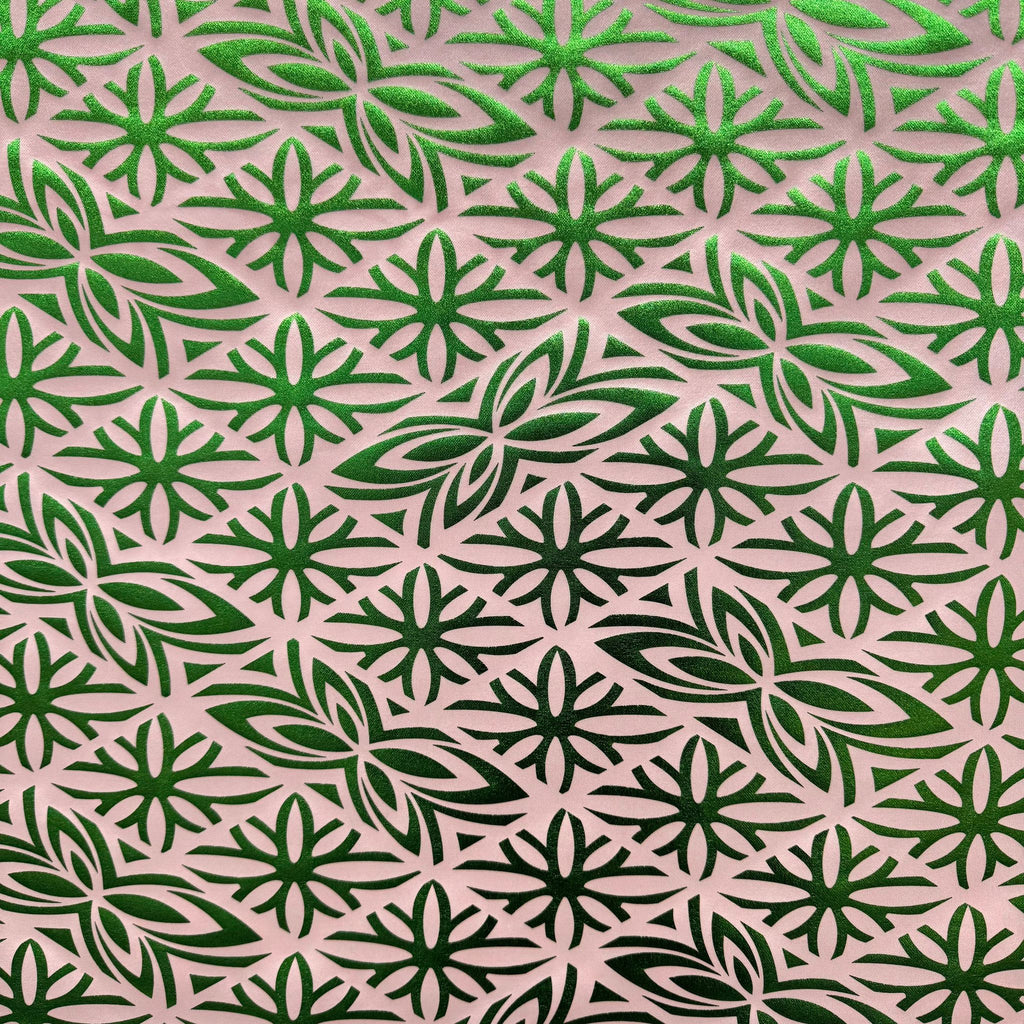 POLY PRINTED FOLIAGE FABRIC- MECHANICAL STRETCH  (KFMD3394D2)