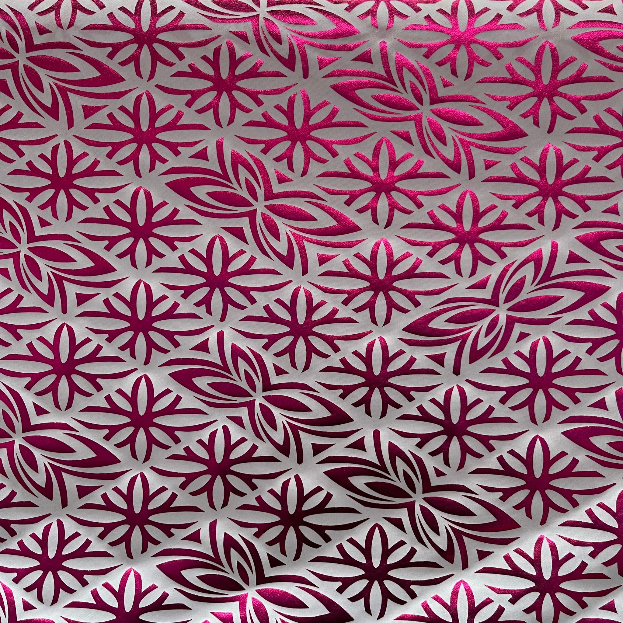 POLY PRINTED FOLIAGE FABRIC- MECHANICAL STRETCH  (KFMD3394D2)